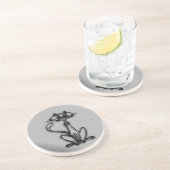 Dessous De Verre En Grès Chat frais de Kitty (Côté)
