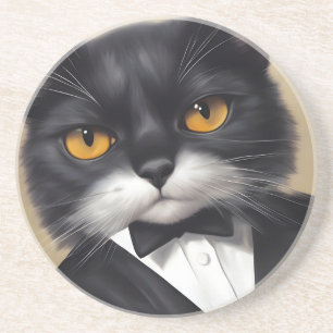 Dessous De Verre En Grès Chat intelligent