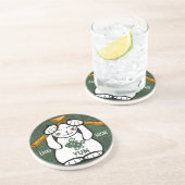 Dessous De Verre En Grès Chat Lucky Maneki Neko Sushi (Côté)