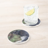 Dessous De Verre En Grès Chat noir (Côté)