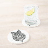 Dessous De Verre En Grès Chat ornemental (Côté)