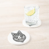 Dessous De Verre En Grès Chat ornemental (Côté)