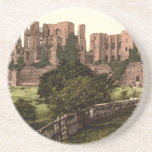 Dessous De Verre En Grès Château de Kenilworth, le Warwickshire, Angleterr
