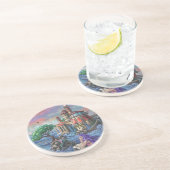 Dessous De Verre En Grès Château de la Sirène (Côté)