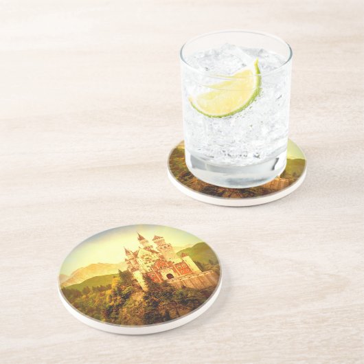 Dessous De Verre En Grès Château de Neuschwanstein (Côté)