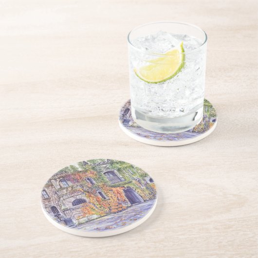 Dessous De Verre En Grès Château Montelena (Côté)