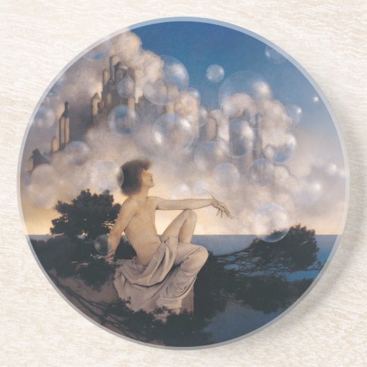 Dessous De Verre En Grès Châteaux en Espagne de Maxfield Parrish 1904 Fanta (Devant)