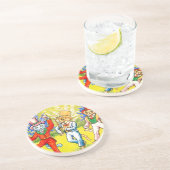 Dessous De Verre En Grès Chats dansants (Côté)