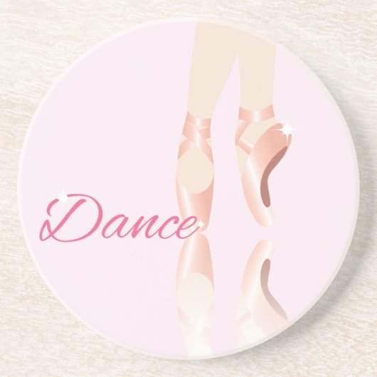Dessous De Verre En Grès Chaussures de ballet de danse (Devant)