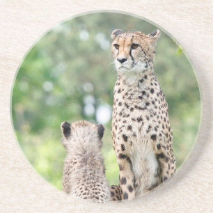 Dessous De Verre En Grès Cheetah 004