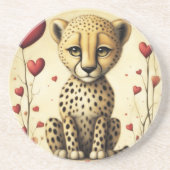 Dessous De Verre En Grès Cheetah Love 2 (Devant)
