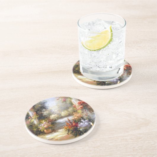 Dessous De Verre En Grès Chemin de la mémoire I (Côté)