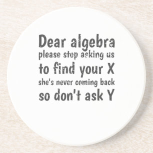 Dessous De Verre En Grès Cher Algebra Arrêtez De Nous Demander De Trouver V