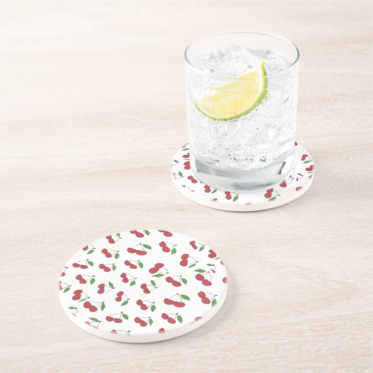 Dessous De Verre En Grès Cherry sauvage (Côté)