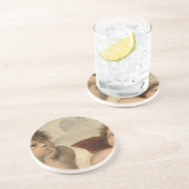 Dessous De Verre En Grès Chérubins Anges Raphaël (Côté)
