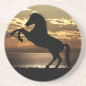 Dessous De Verre En Grès cheval (Devant)