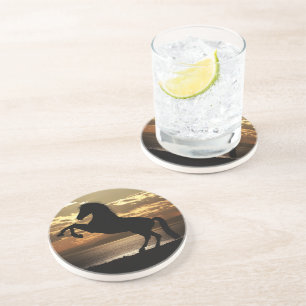 Dessous De Verre En Grès cheval