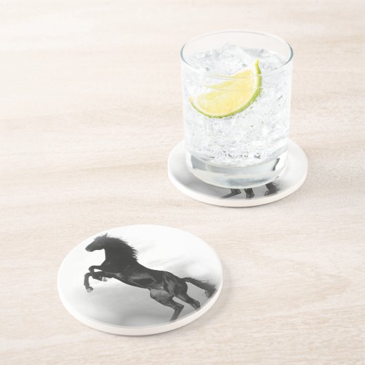 Dessous De Verre En Grès Cheval (Côté)