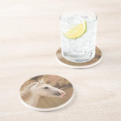 Dessous De Verre En Grès Cheval blanc (Côté)