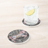 Dessous De Verre En Grès Cheval carrousel rose (Côté)
