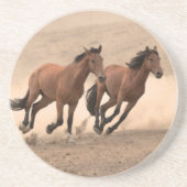 Dessous De Verre En Grès Cheval dans l'automne II (Devant)