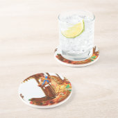 Dessous De Verre En Grès Cheval de carrousel (Côté)