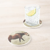 Dessous De Verre En Grès Cheval de la baie (Côté)