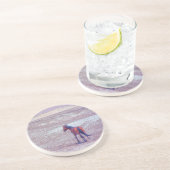 Dessous De Verre En Grès Cheval du désert P8640 (Côté)