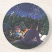 Dessous De Verre En Grès Chevaliers d'été (Devant)