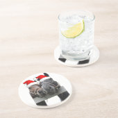 Dessous De Verre En Grès Chevaux de Noël (Côté)