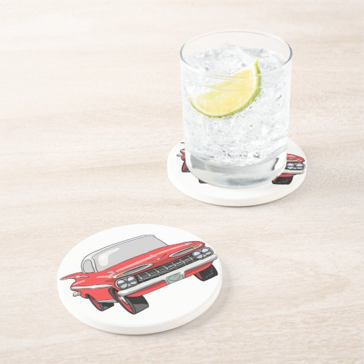 Dessous De Verre En Grès Chevrolet 1959 (Côté)