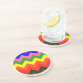 Dessous De Verre En Grès chevron (Côté)