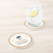 Dessous De Verre En Grès Chic Dental School Custom Graduate Keepsaké (Côté)