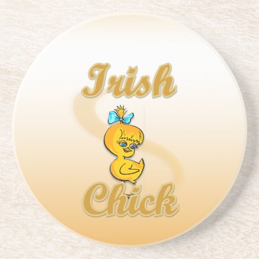 Dessous De Verre En Grès Chick irlandais (Devant)