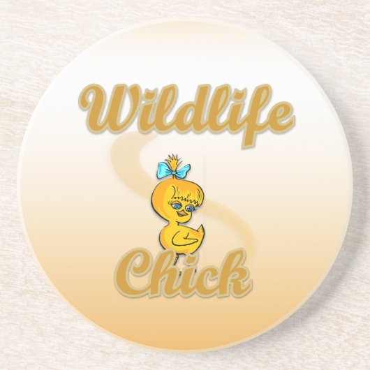 Dessous De Verre En Grès Chick sauvage (Devant)