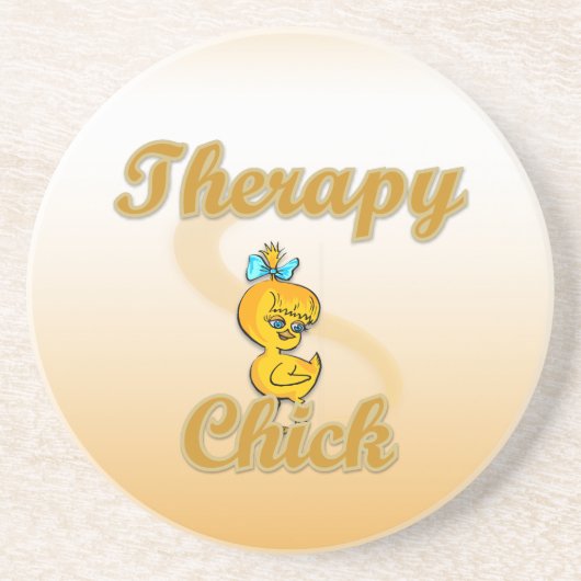 Dessous De Verre En Grès Chick thérapeutique (Devant)