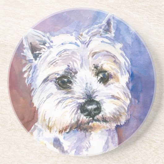 Dessous De Verre En Grès Chien (Devant)