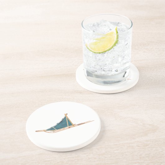 Dessous De Verre En Grès Chien (Côté)