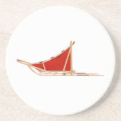 Dessous De Verre En Grès Chien (Devant)