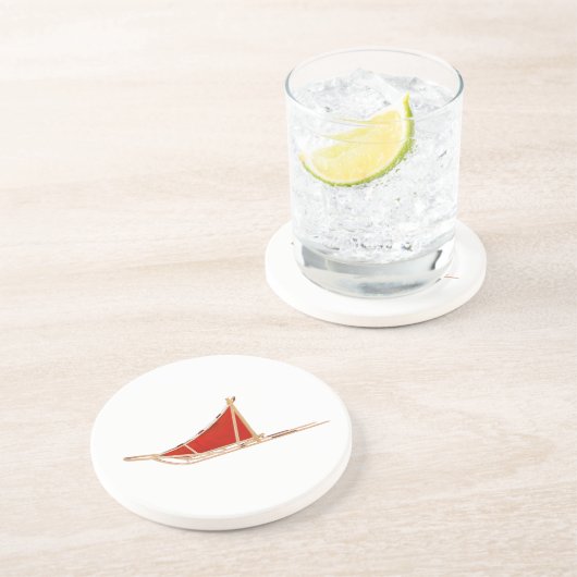 Dessous De Verre En Grès Chien (Côté)