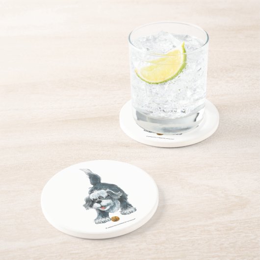 Dessous De Verre En Grès Chien à mouton escarpé (Côté)