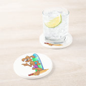 DESSOUS DE VERRE EN GRÈS CHIEN DE SURFER (Côté)