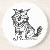 Dessous De Verre En Grès Chien fou (Devant)