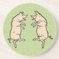 Chiens de danse antiques : Jig de pige Vintage fan