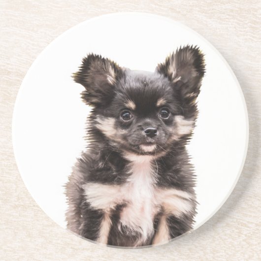 Dessous De Verre En Grès Chihuahua Chien chiot (Devant)