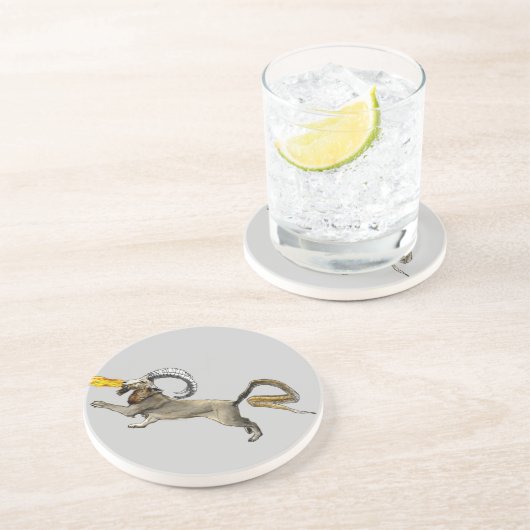 Dessous De Verre En Grès Chimera (Côté)