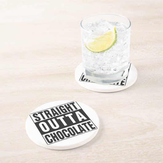 Dessous De Verre En Grès Chocolat chaud (Côté)