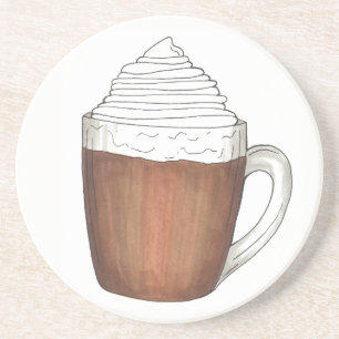 Dessous De Verre En Grès Chocolat chaud cacao Chaud Vacances d'hiver Boisso