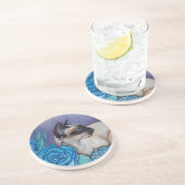 Dessous De Verre En Grès Chocolat de Siamese Point (Côté)