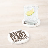 Dessous De Verre En Grès Chocolate Straight Outta Brown (Côté)